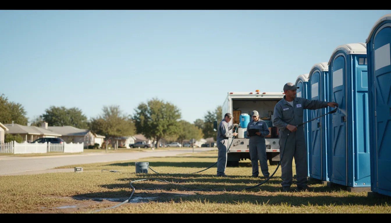 Long-Term Portable Toilet Rental in Due West, SC near me